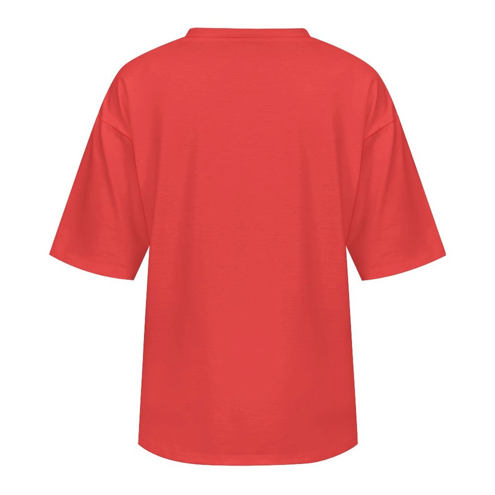 Men's Carmine Pink Solid Oversized T-shirt