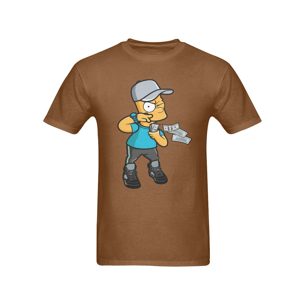 Men's Simpson Money Streetwear Classic Fit T-shirt