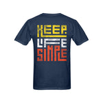 Men's Keep Life Simple Streetwear Classic Fit T-shirt