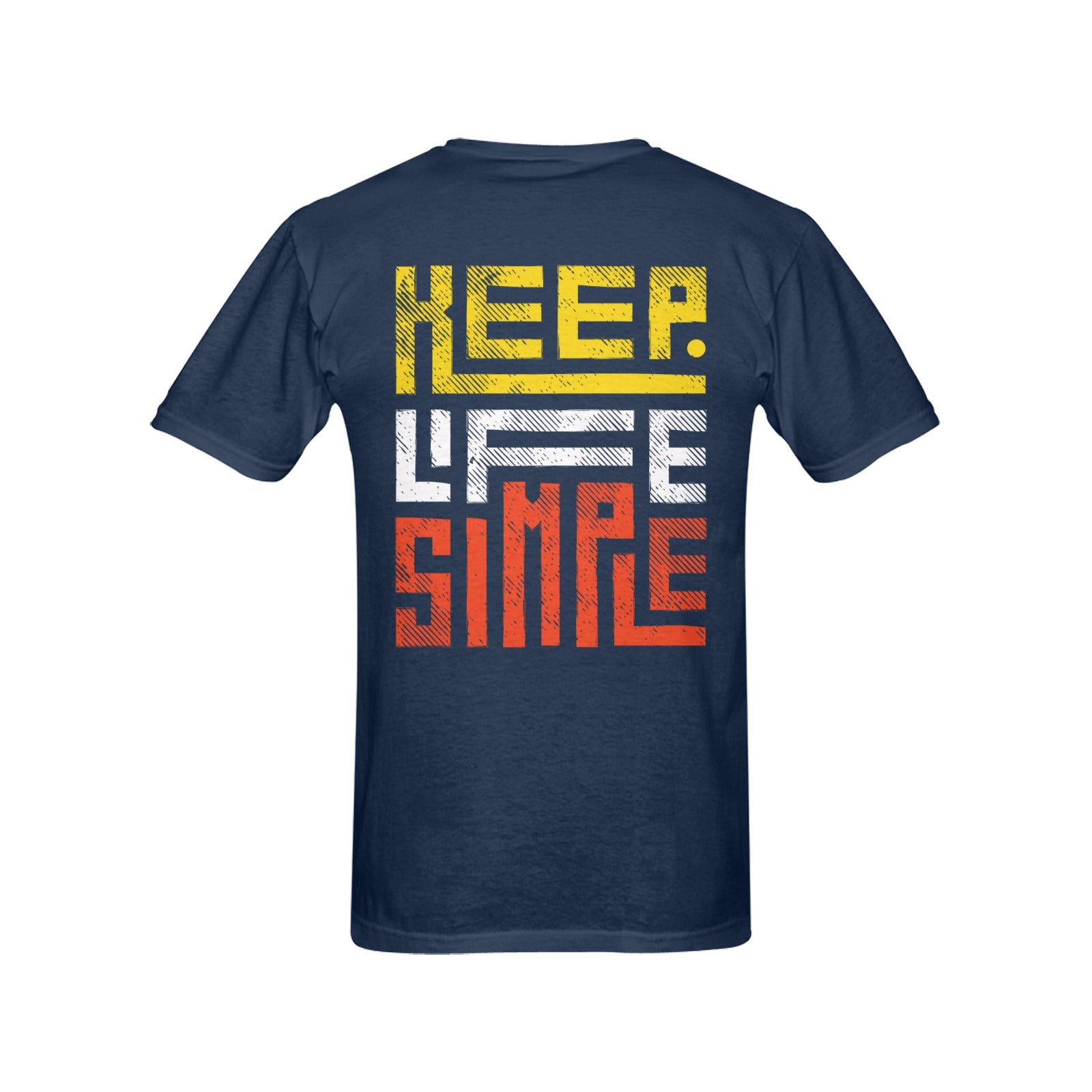 Men's Keep Life Simple Streetwear Classic Fit T-shirt