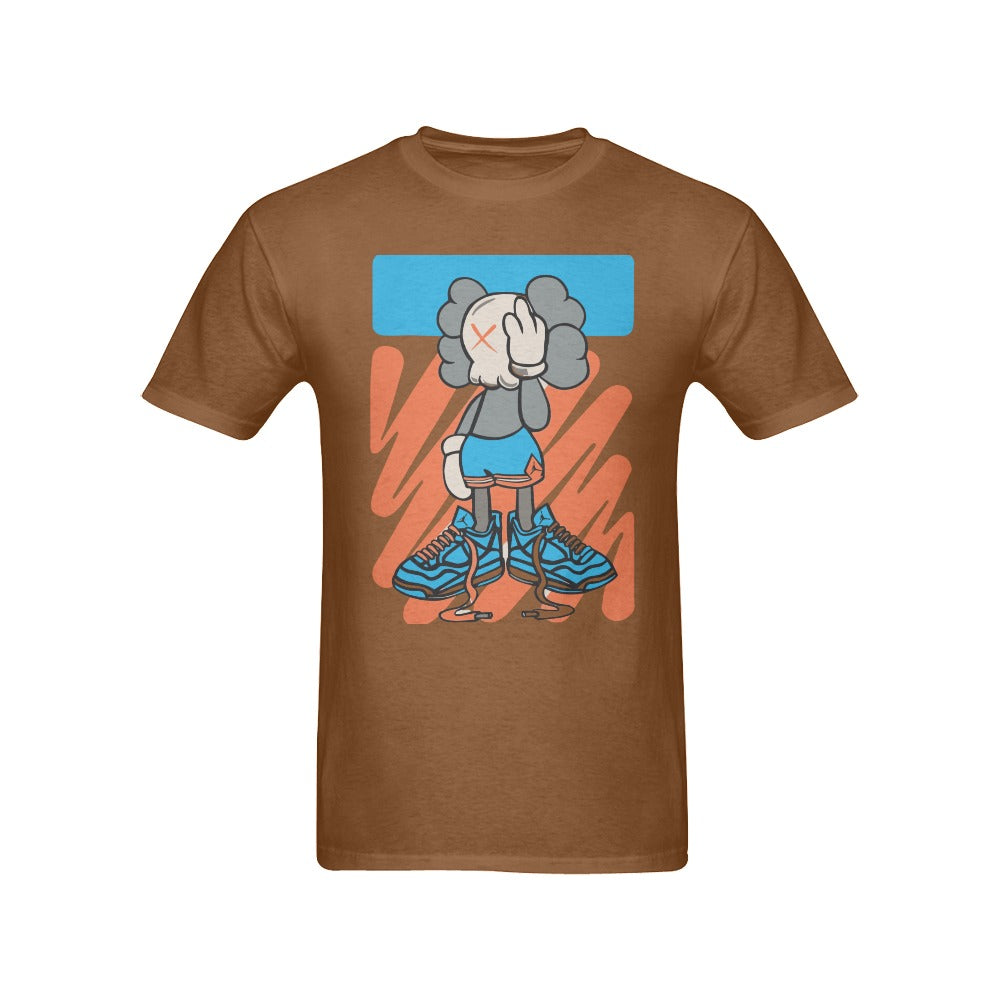 Men's Dumb Skull Dude Streetwear Classic Fit T-shirt