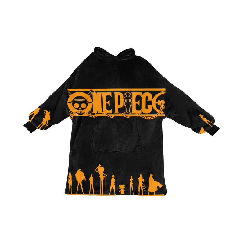 Women's One Piece Anime Blanket Hoodie