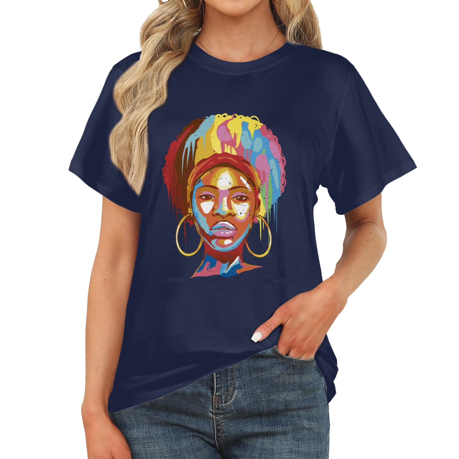 Women's Funky Lady Acid & Punk Classic Fit T-shirt