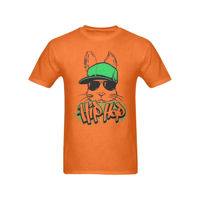 Men's Bunny Hip Hop Streetwear Classic Fit T-shirt