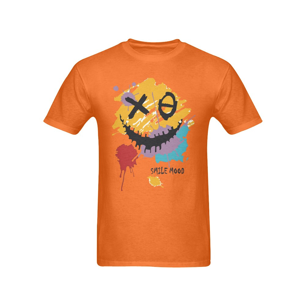Men's Smile Mood Streetwear Classic Fit T-shirt