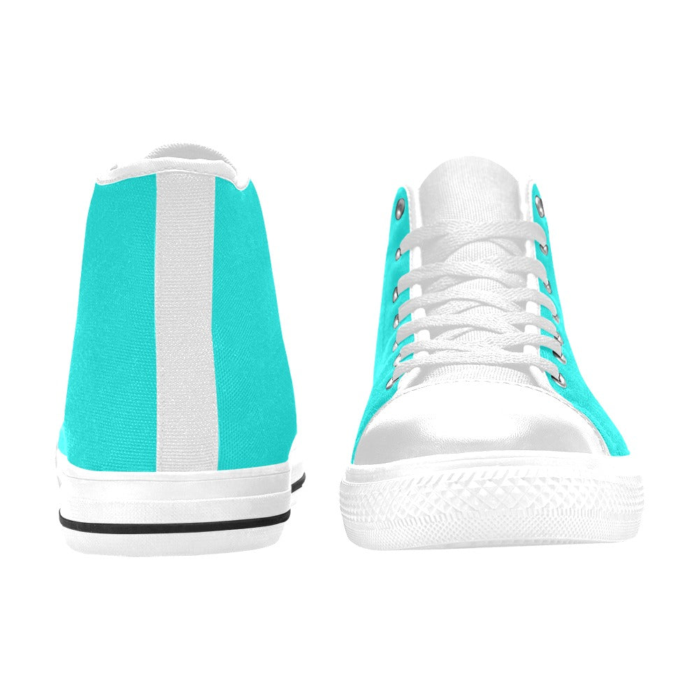 Women's Medium Turquoise High Top Shoes