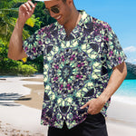 Men's Veyron Sylth Abstract Half Sleeve Shirt