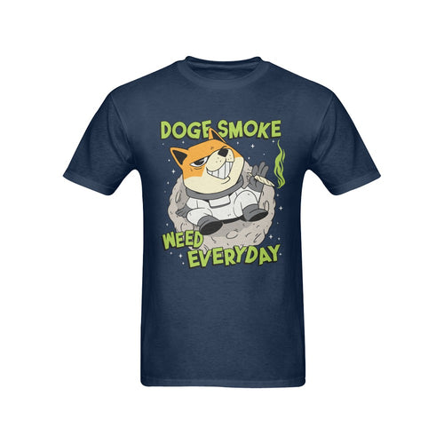 Men's Doge Smoke Streetwear Classic Fit T-shirt