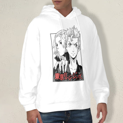 Men's Tokyo Revengers Potrait Anime Flannel Hoodie