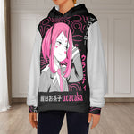 Women's Uraraka My Hero Academia Anime Flannel Hoodie