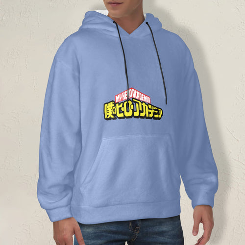 Men's My Hero Academia Logo Anime Flannel Hoodie