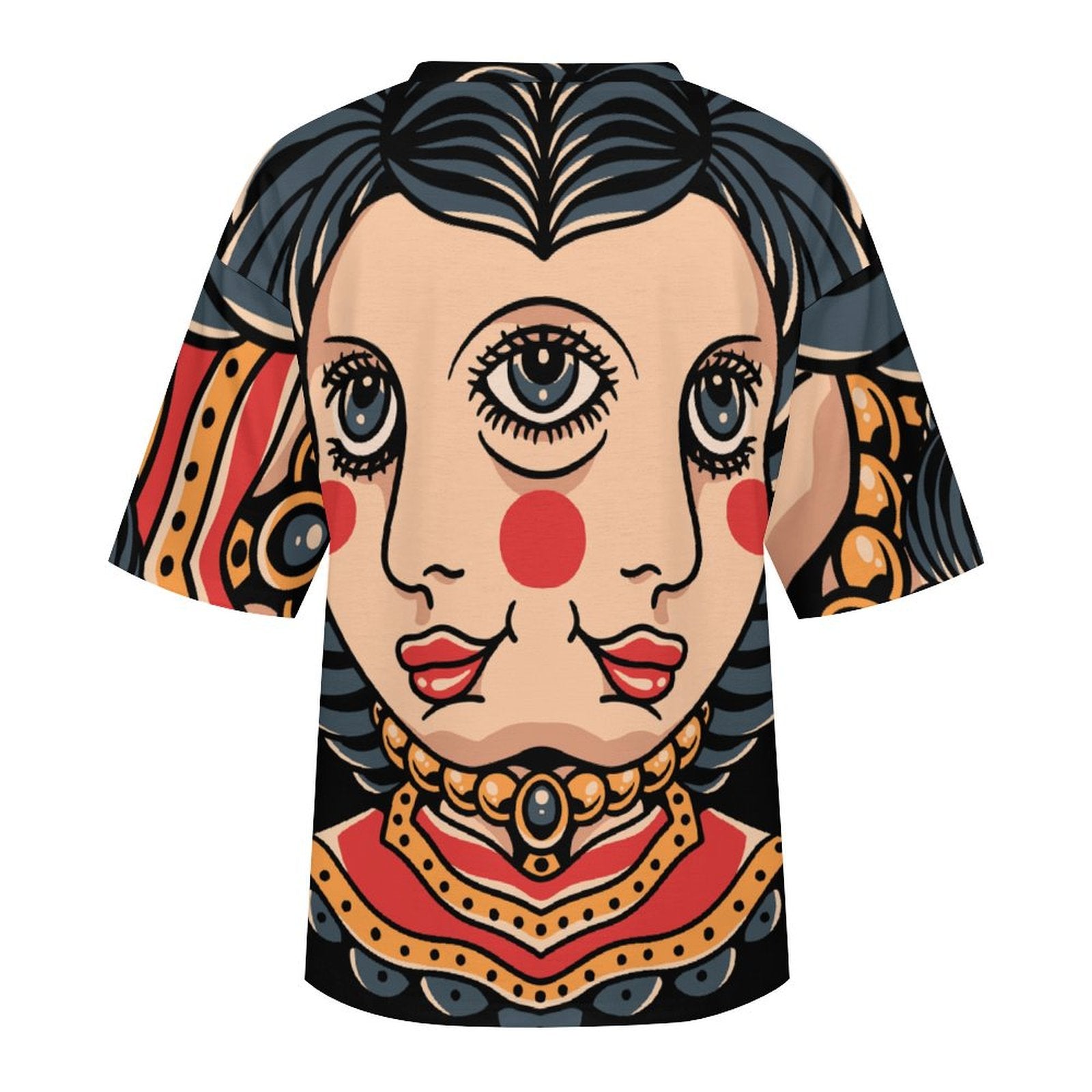 Women's 3 Eyed Doll Acid & Punk Oversized T-shirt
