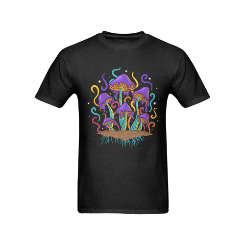 Men's Mushroom Biome Streetwear Classic Fit T-shirt