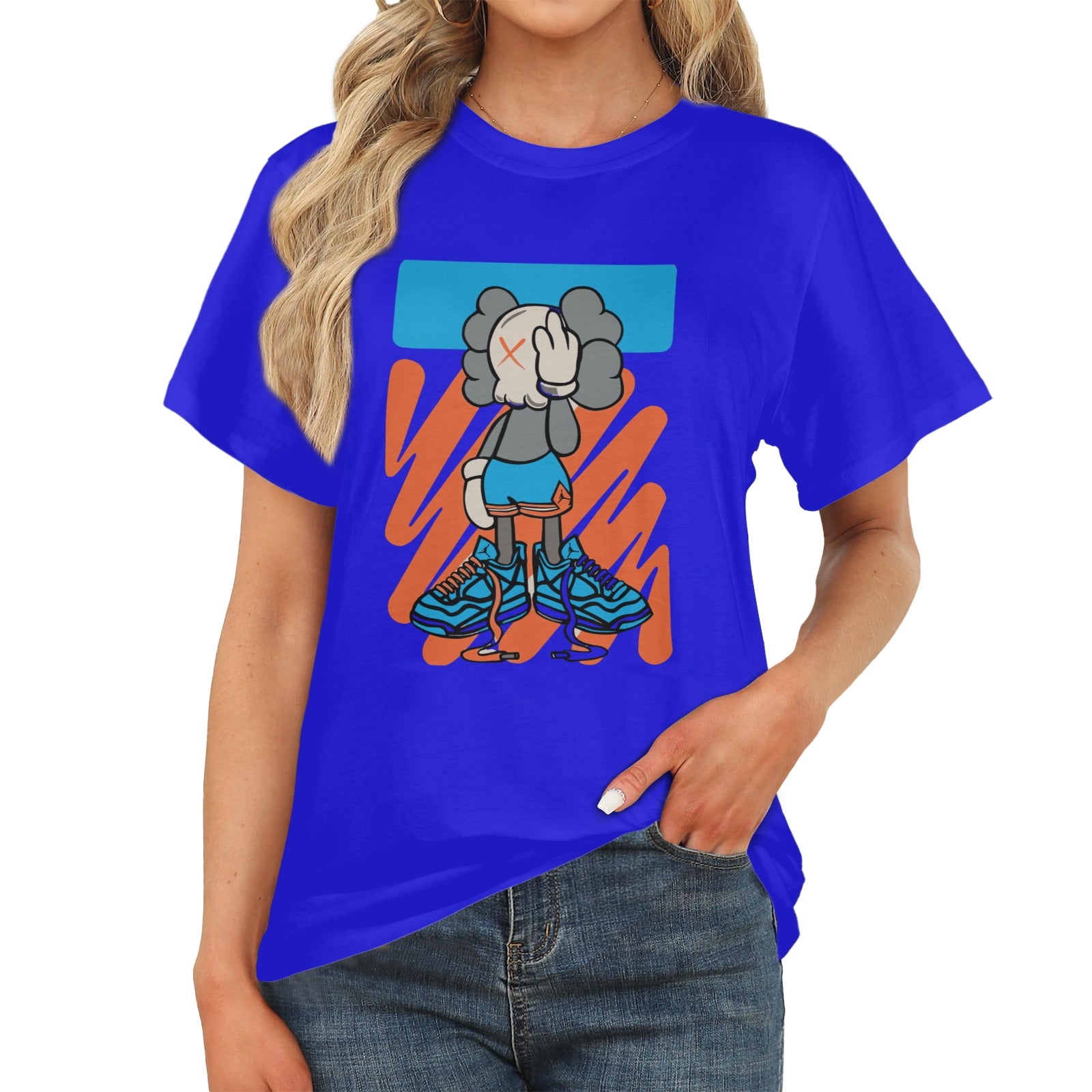 Women's Dumb Skull Streetwear Classic Fit T-shirt