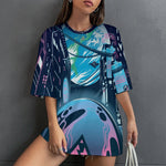 Women's Future City Acid & Punk Oversized T-shirt