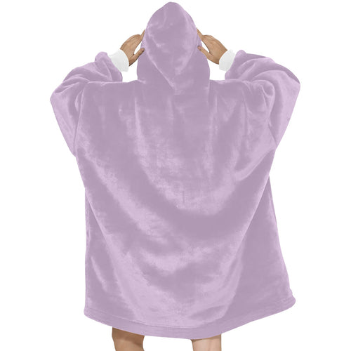 Women's Lavender Solid Blanket Hoodie