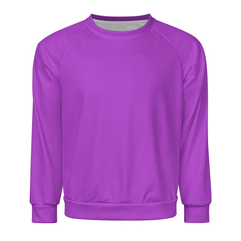 Men's Deep Lilac Solid Sweatshirt