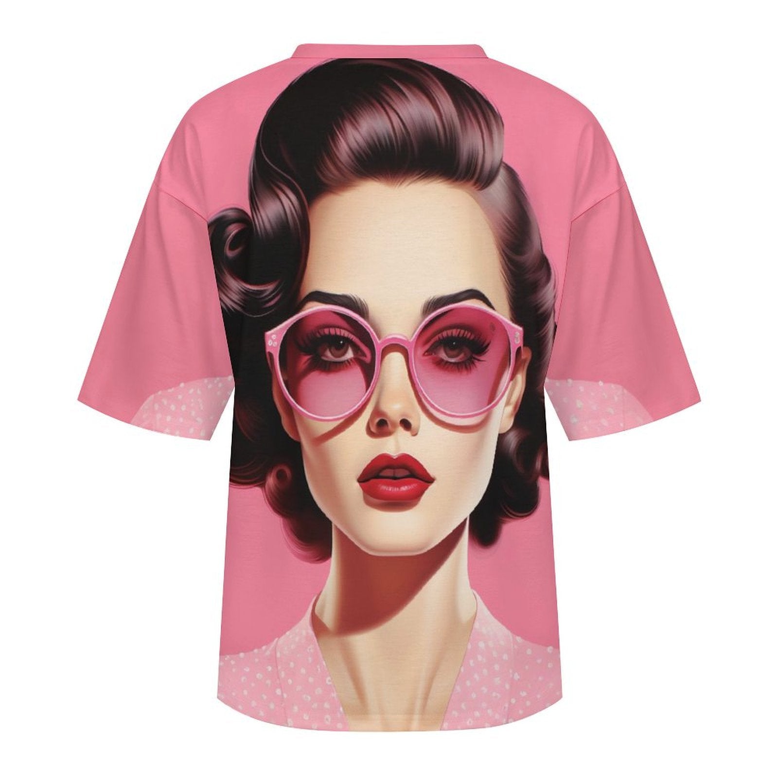 Women's Pop Art Style Abstract Oversized T-shirt