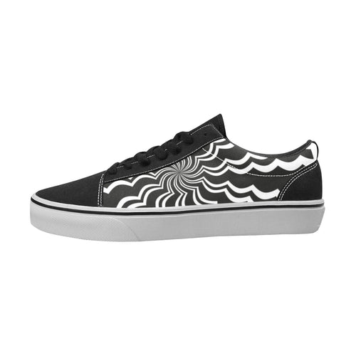 Women's Swirling Vortex Abstract Slip-on Shoes