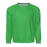 Men's Medium Sea Green Solid Sweatshirt