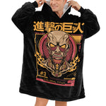 Men's Attack On Titans Anime Blanket Hoodie