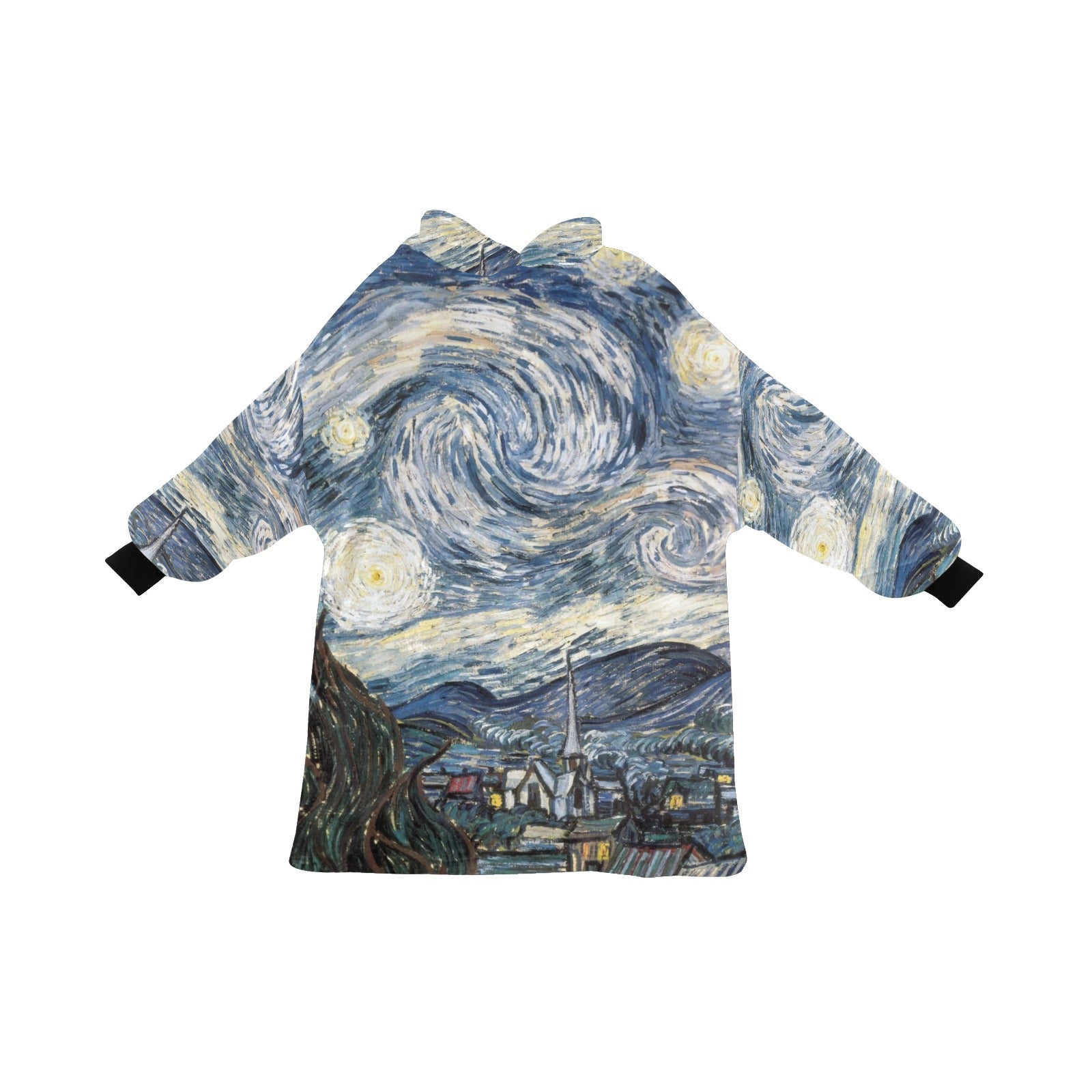 Women's Night Art Abstract Blanket Hoodie