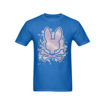 Men's Spray Skull Bunny Streetwear Classic Fit T-shirt