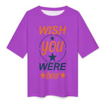 Design Drop-Shoulder Mid-Sleeve T-Shirt - New