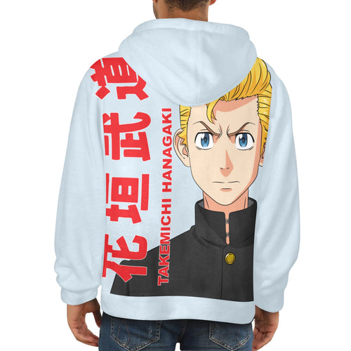 Men's Tokyo Revengers Anime Flannel Hoodie