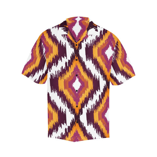 Men's Flames Abstract Half Sleeve Shirt