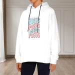 Women's Hocus Pocus Typography Flannel Hoodie