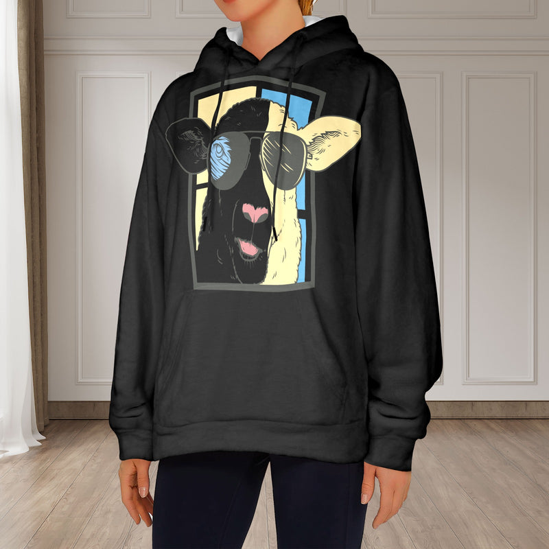 Women's G.O.A.T. Streetwear Flannel Hoodie