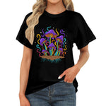 Women's Melting Mushroom Acid & Punk Classic Fit T-shirt