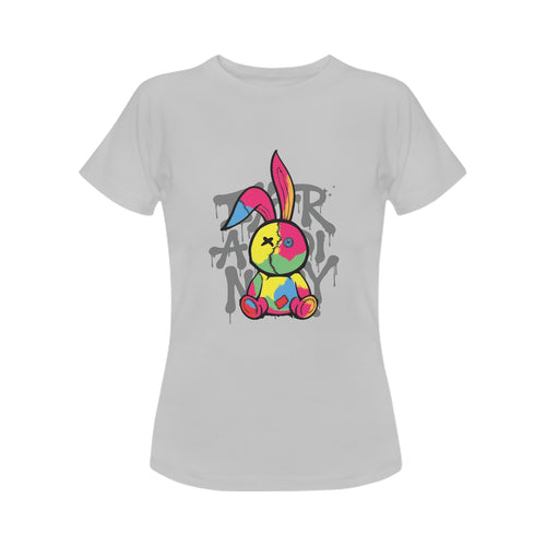 Women's Groovy Rabbit Streetwear Classic Fit T-shirt
