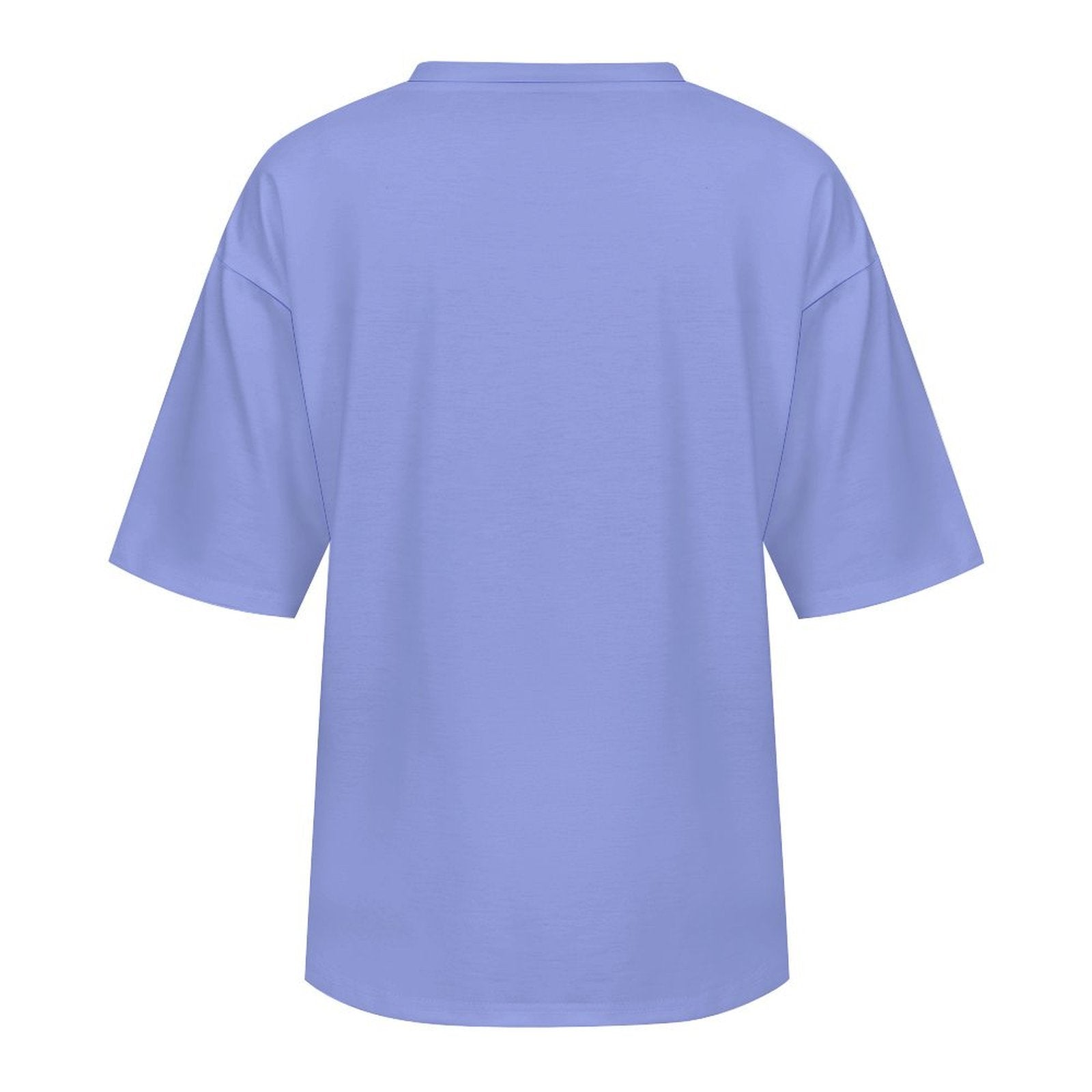 Men's Blue Bell Solid Oversized T-shirt