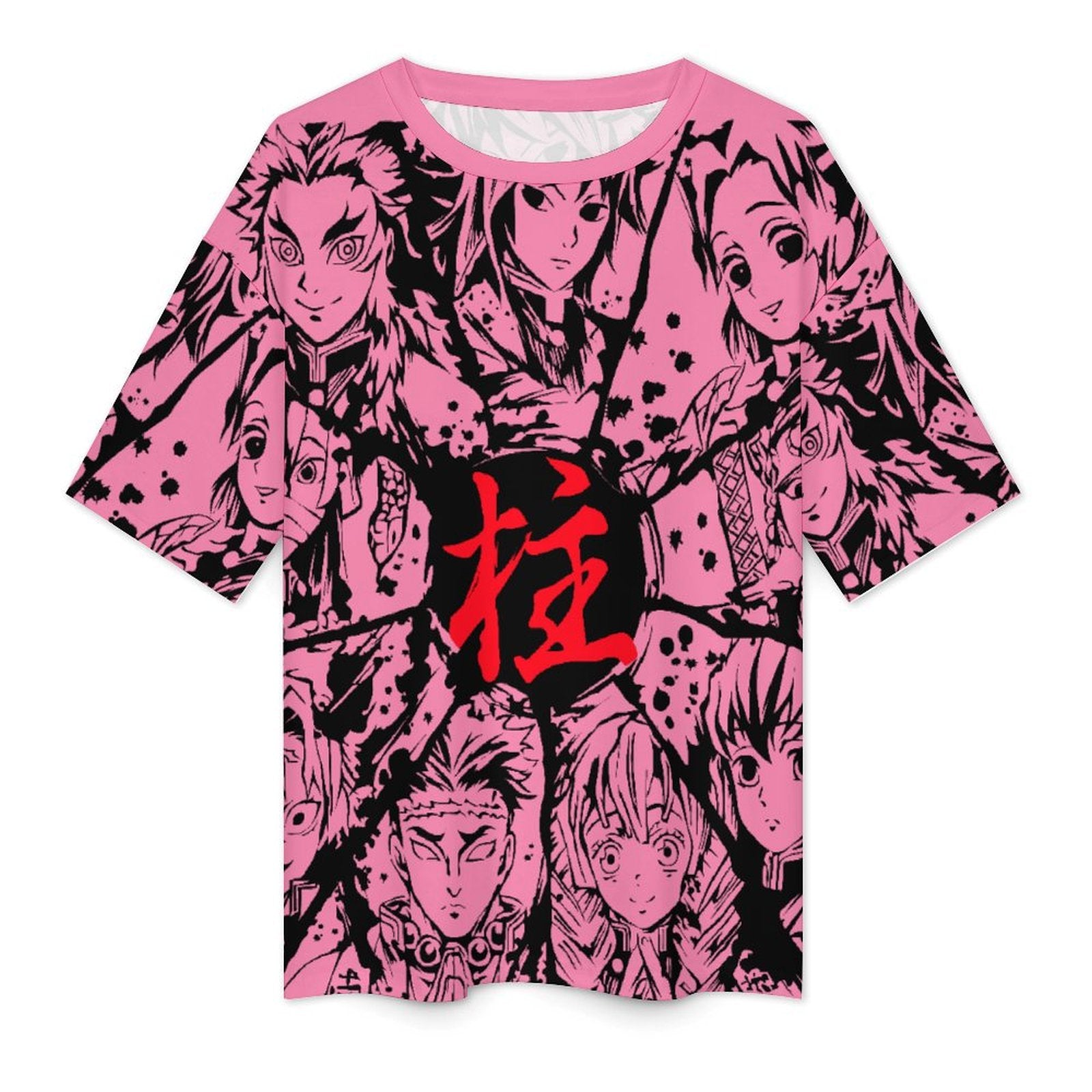 Women's Demon Slayer Universe Anime Oversized T-shirt