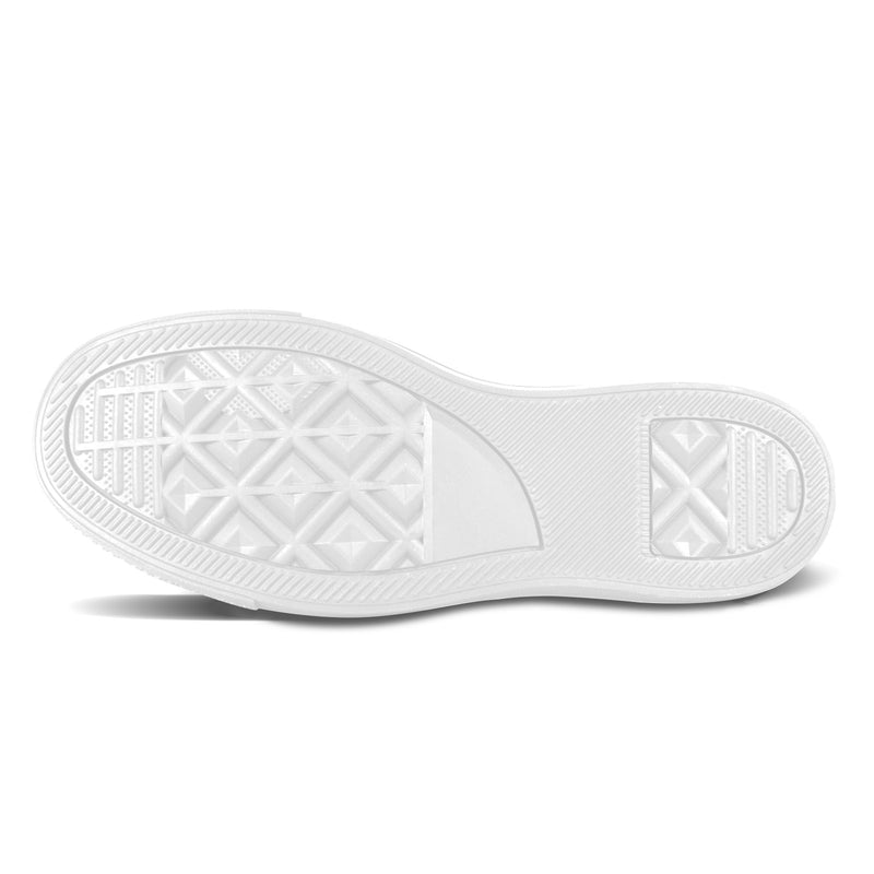 Men's Fluorescent Yellow Solid High Top Shoes