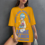 Women's I'm Just a Girl Anime Oversized T-shirt
