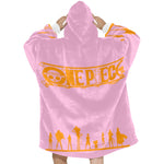 Women's One Piece Anime Blanket Hoodie