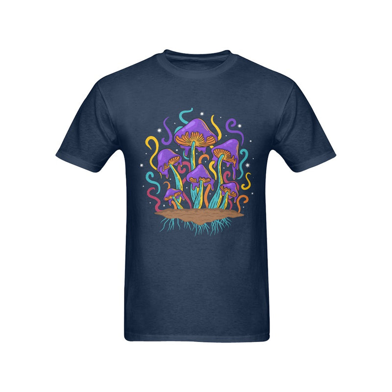 Men's Mushroom Biome Streetwear Classic Fit T-shirt