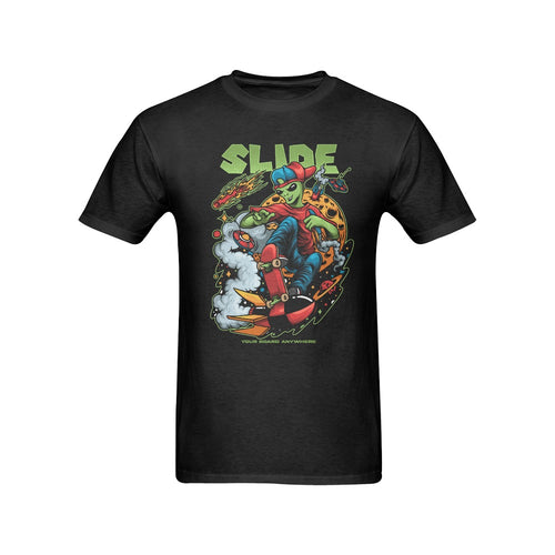 Men's Slide Streetwear Classic Fit T-shirt