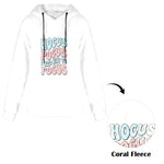 Women's Hocus Pocus Typography Flannel Hoodie