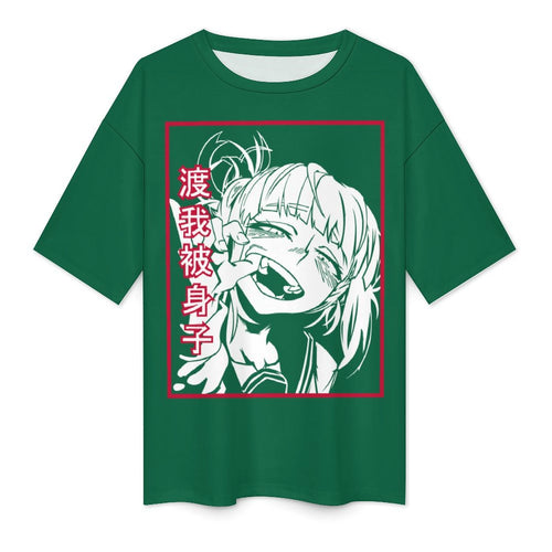 Women's Rebecca Cyberpunk Edgerunners Anime Oversized T-shirt