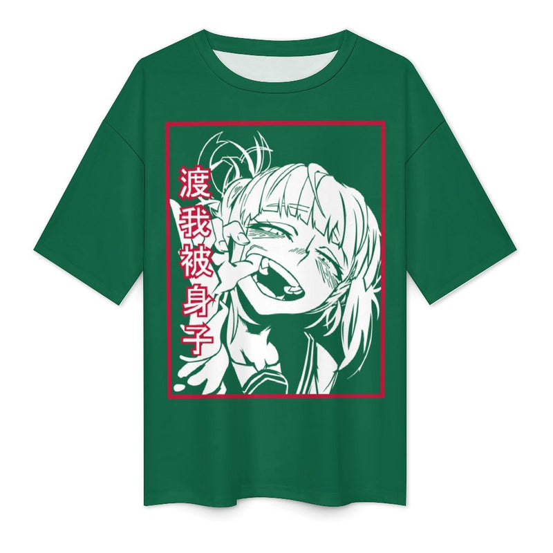 Women's Rebecca Cyberpunk Edgerunners Anime Oversized T-shirt