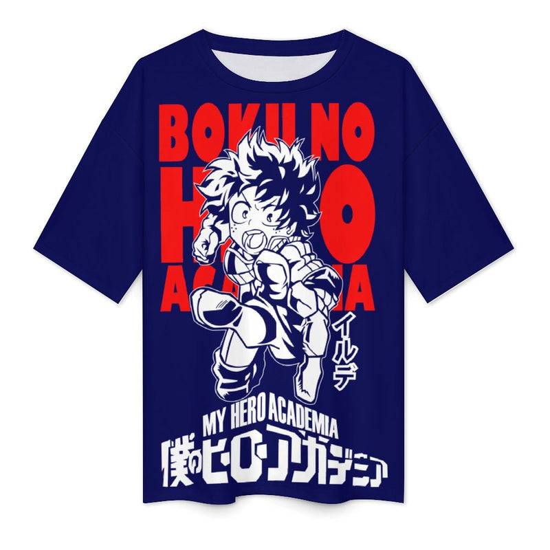 Women's Izuku My Hero Academia Anime Oversized T-shirt