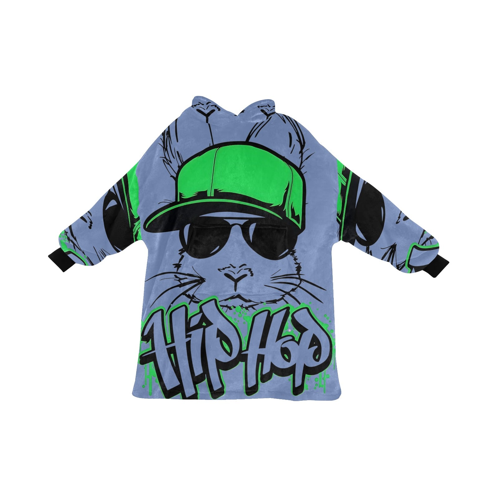 Men's Hip Hop Streetwear Blanket Hoodie