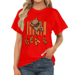 Women's Bear Abstract Classic Fit T-shirt