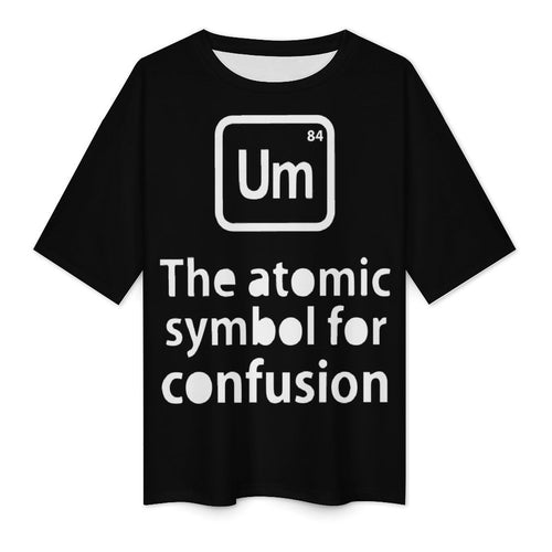 Men's Um Typography Oversized T-shirt