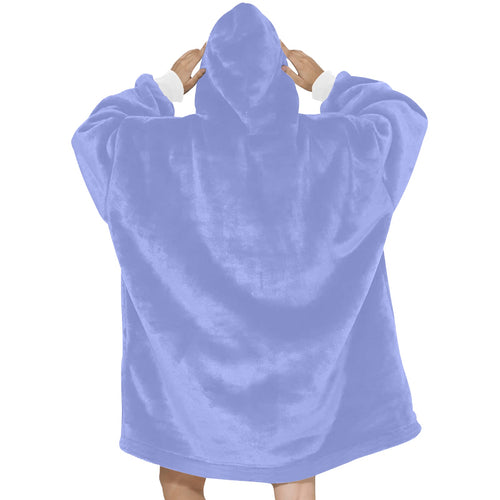 Women's Blue Bell Solid Blanket Hoodie