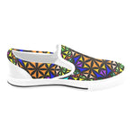 Women's Kaleidoscope Mosaic Abstract Slip-on Shoes